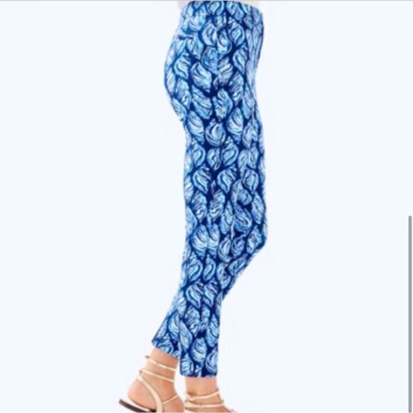 Lilly Pulitzer Keliani Stretch Pant High Tide Navy Blue - Picture 11 of 11